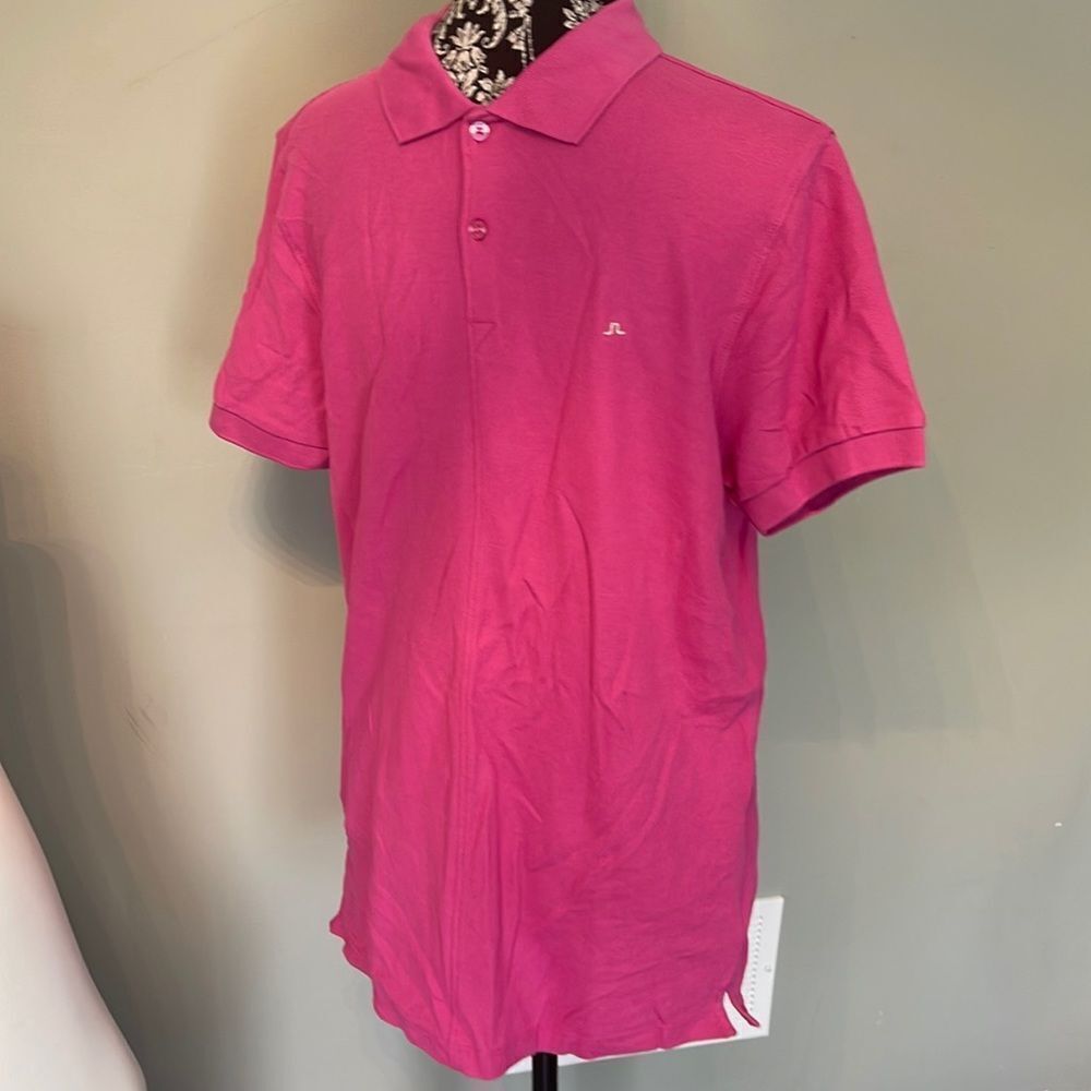 J. Lindeberg Rubi Slim JL Pique, Pink Rose . Medium